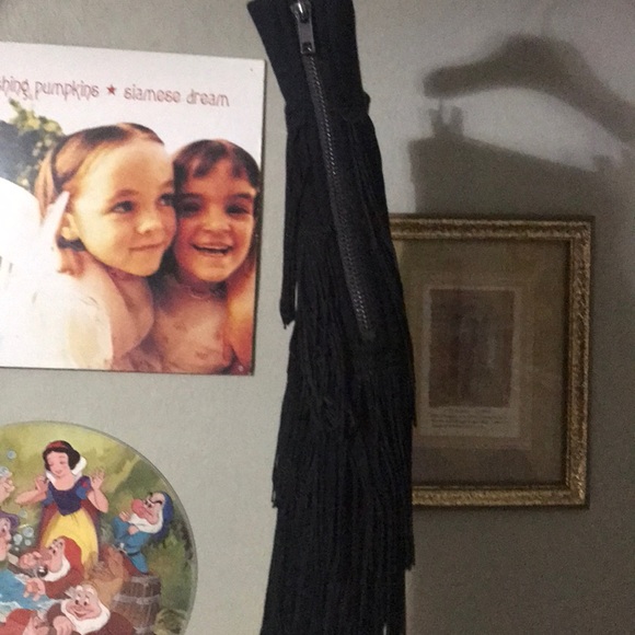 Fringe black skirt - Picture 2 of 3